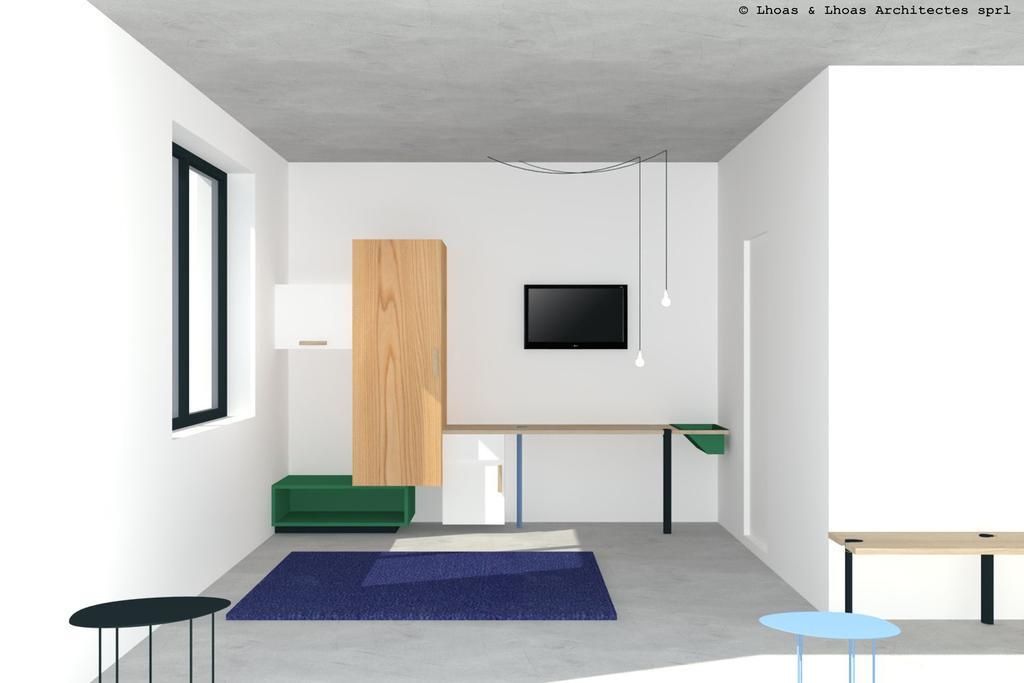 Hotel Belvue Sint-Jans-Molenbeek Rom bilde